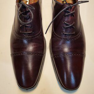Mezlan Men's Oxford Shoes Burgundy Leather sz 10